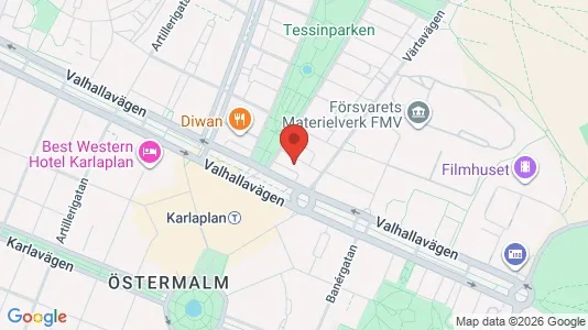 Apartments for rent i Gärdet/Djurgården - kort over placeringen