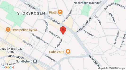 Apartments for rent i Sundbyberg - kort over placeringen