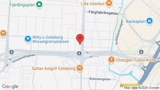 Apartments for rent i Lundby - kort over placeringen