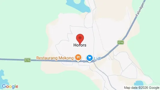 Apartments for rent i Hofors - kort over placeringen