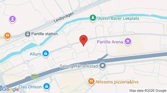 Apartments for rent i Partille - kort over placeringen