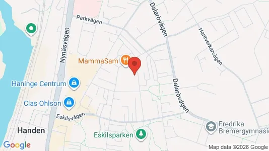 Apartments for rent i Haninge - kort over placeringen
