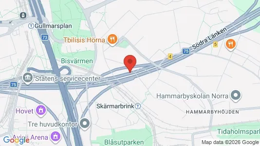 Apartments for rent i Stockholm South - kort over placeringen