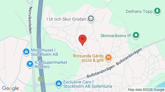 Apartments for rent i Sollentuna - kort over placeringen
