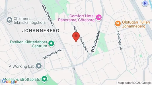 Apartments for rent i Johanneberg - kort over placeringen
