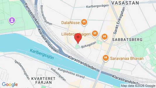 Apartments for rent i Vasastan - kort over placeringen