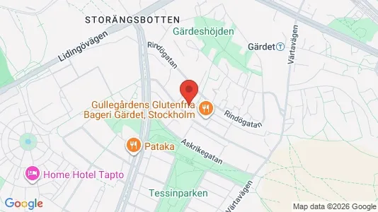 Apartments for rent i Gärdet/Djurgården - kort over placeringen