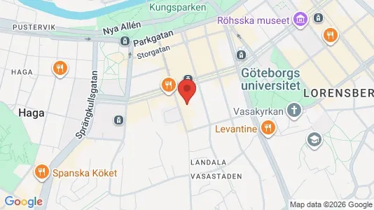 Apartments for rent i Gothenburg City Centre - kort over placeringen