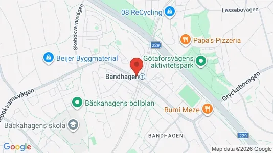 Apartments for rent i Stockholm South - kort over placeringen
