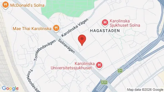 Apartments for rent i Solna - kort over placeringen