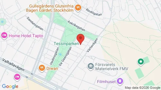 Apartments for rent i Gärdet/Djurgården - kort over placeringen
