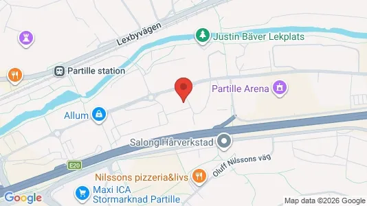 Apartments for rent i Partille - kort over placeringen