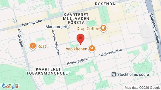 Apartments for rent i Södermalm - kort over placeringen