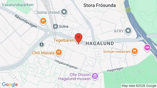 Apartments for rent i Solna - kort over placeringen