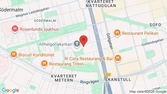 Apartments for rent i Södermalm - kort over placeringen