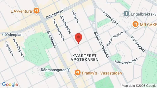 Apartments for rent i Vasastan - kort over placeringen