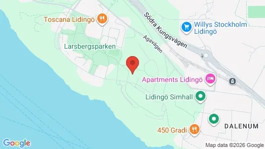 Apartments for rent i Lidingö - kort over placeringen
