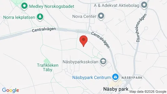 Apartments for rent i Täby - kort over placeringen