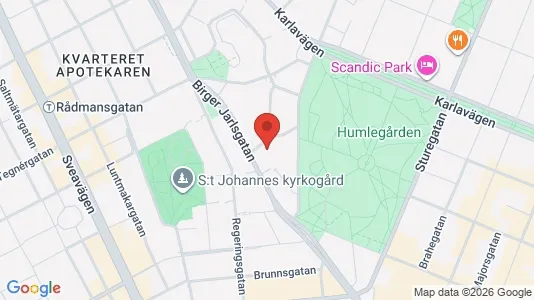 Apartments for rent i Östermalm - kort over placeringen