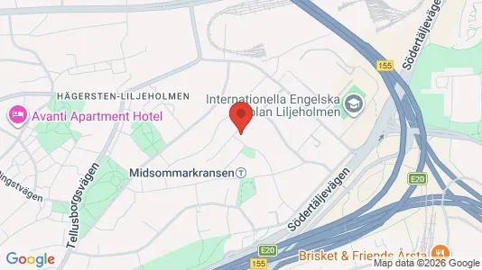 Apartments for rent i Stockholm South - kort over placeringen