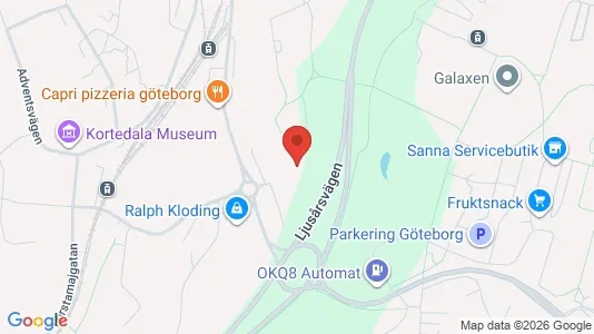 Apartments for rent i Gothenburg East - kort over placeringen
