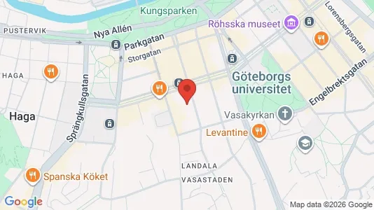 Apartments for rent i Gothenburg City Centre - kort over placeringen