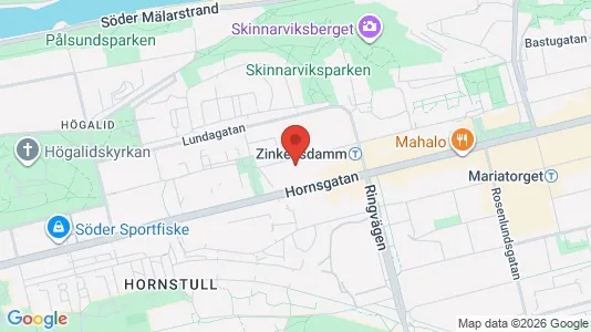 Apartments for rent i Södermalm - kort over placeringen