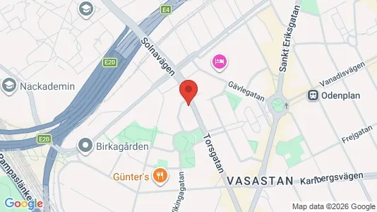 Apartments for rent i Vasastan - kort over placeringen