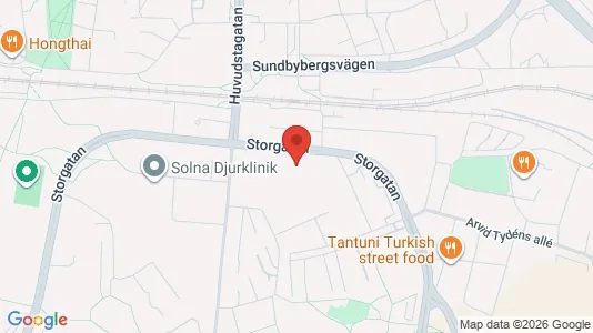 Apartments for rent i Solna - kort over placeringen