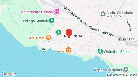 Apartments for rent i Lidingö - kort over placeringen
