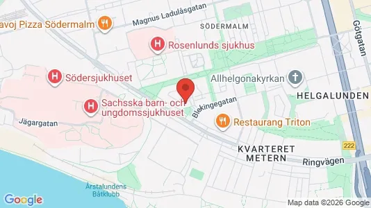Apartments for rent i Södermalm - kort over placeringen