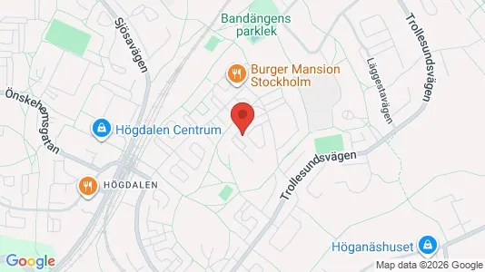 Apartments for rent i Stockholm South - kort over placeringen