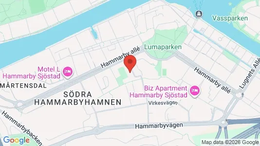 Apartments for rent i Hammarbyhamnen - kort over placeringen