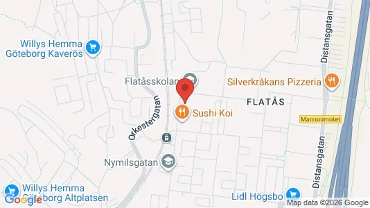 Apartments for rent i Askim-Frölunda-Högsbo - kort over placeringen