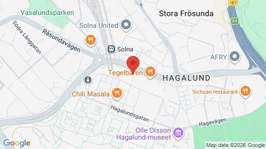 Apartments for rent i Solna - kort over placeringen