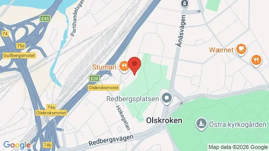 Apartments for rent i Örgryte-Härlanda - kort over placeringen