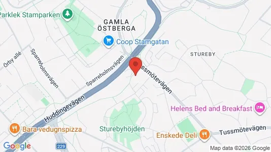 Apartments for rent i Stockholm South - kort over placeringen