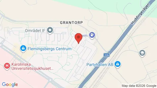 Apartments for rent i Huddinge - kort over placeringen