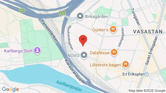Apartments for rent i Vasastan - kort over placeringen