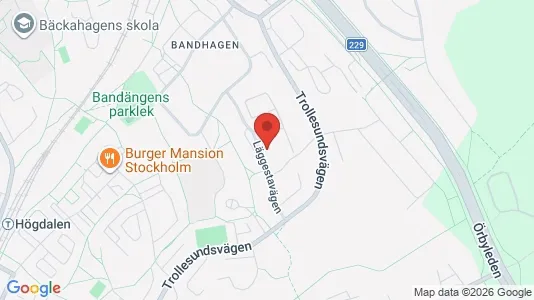 Apartments for rent i Stockholm South - kort over placeringen