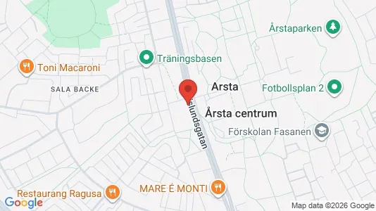 Apartments for rent i Sala - kort over placeringen