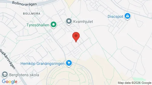 Apartments for rent i Tyresö - kort over placeringen