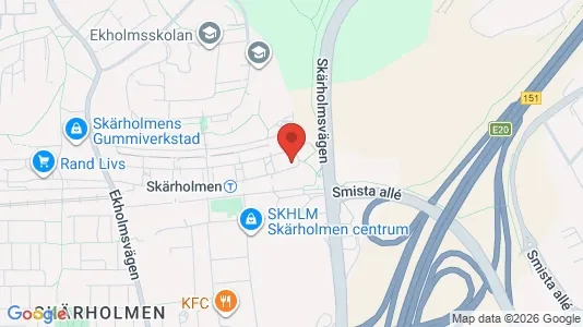 Apartments for rent i Stockholm South - kort over placeringen