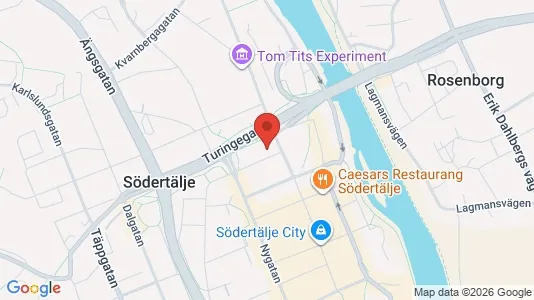 Apartments for rent i Södertälje - kort over placeringen