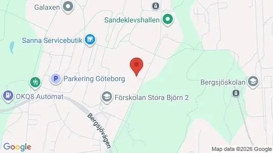 Apartments for rent i Gothenburg East - kort over placeringen