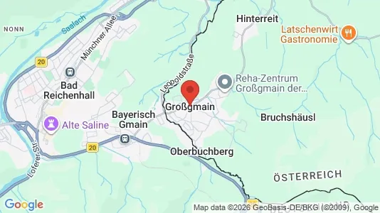 Houses for rent i Großgmain - kort over placeringen