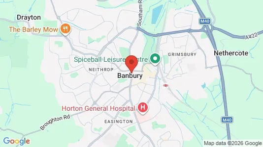 Houses for rent i Banbury - Oxfordshire - kort over placeringen