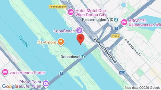 Apartments for rent i Vienna Donaustadt - kort over placeringen