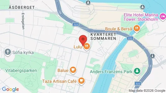 Apartments for rent i Södermalm - kort over placeringen