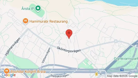 Apartments for rent i Hammarbyhamnen - kort over placeringen